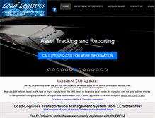 Tablet Screenshot of load-logistics.com